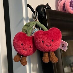 Jellycat Cherry Keychain